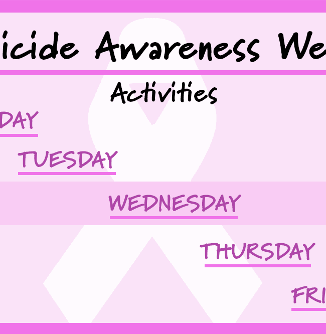 Suicide Awareness Week Activities